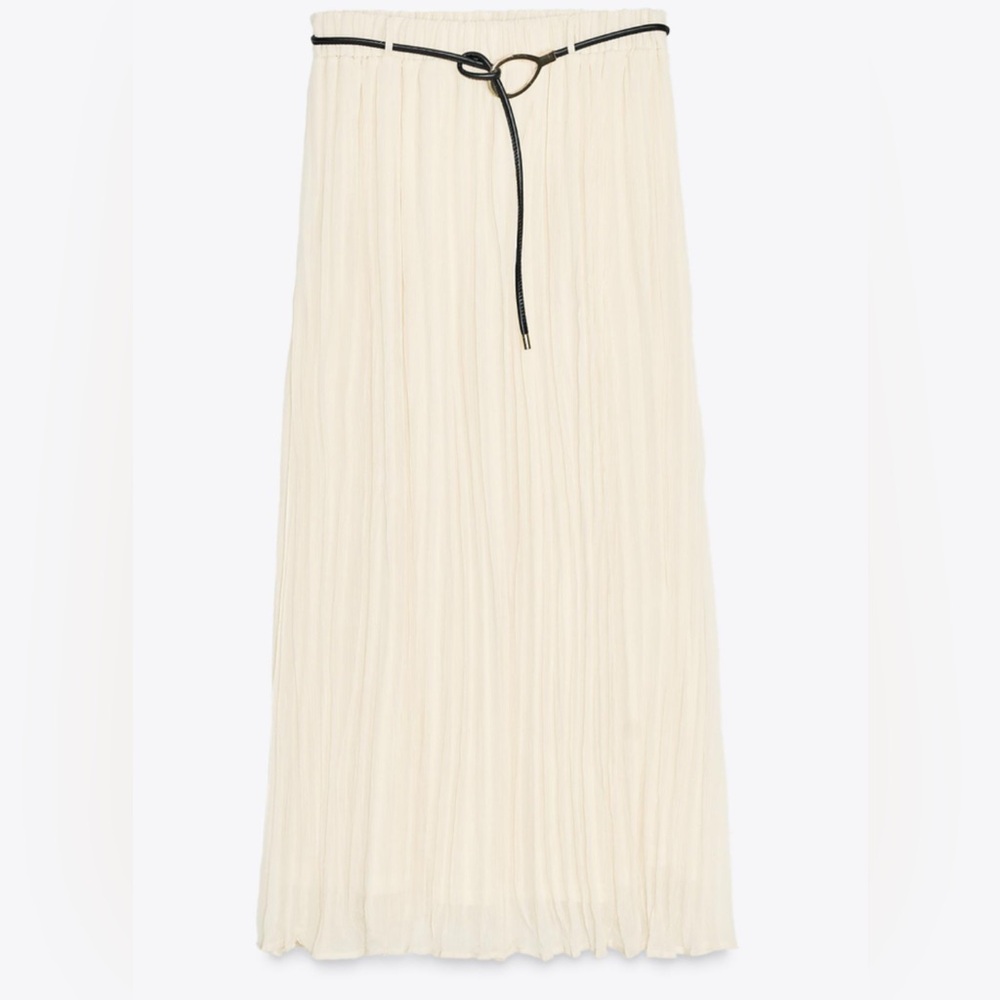 Zara Cream Maxi Skirt